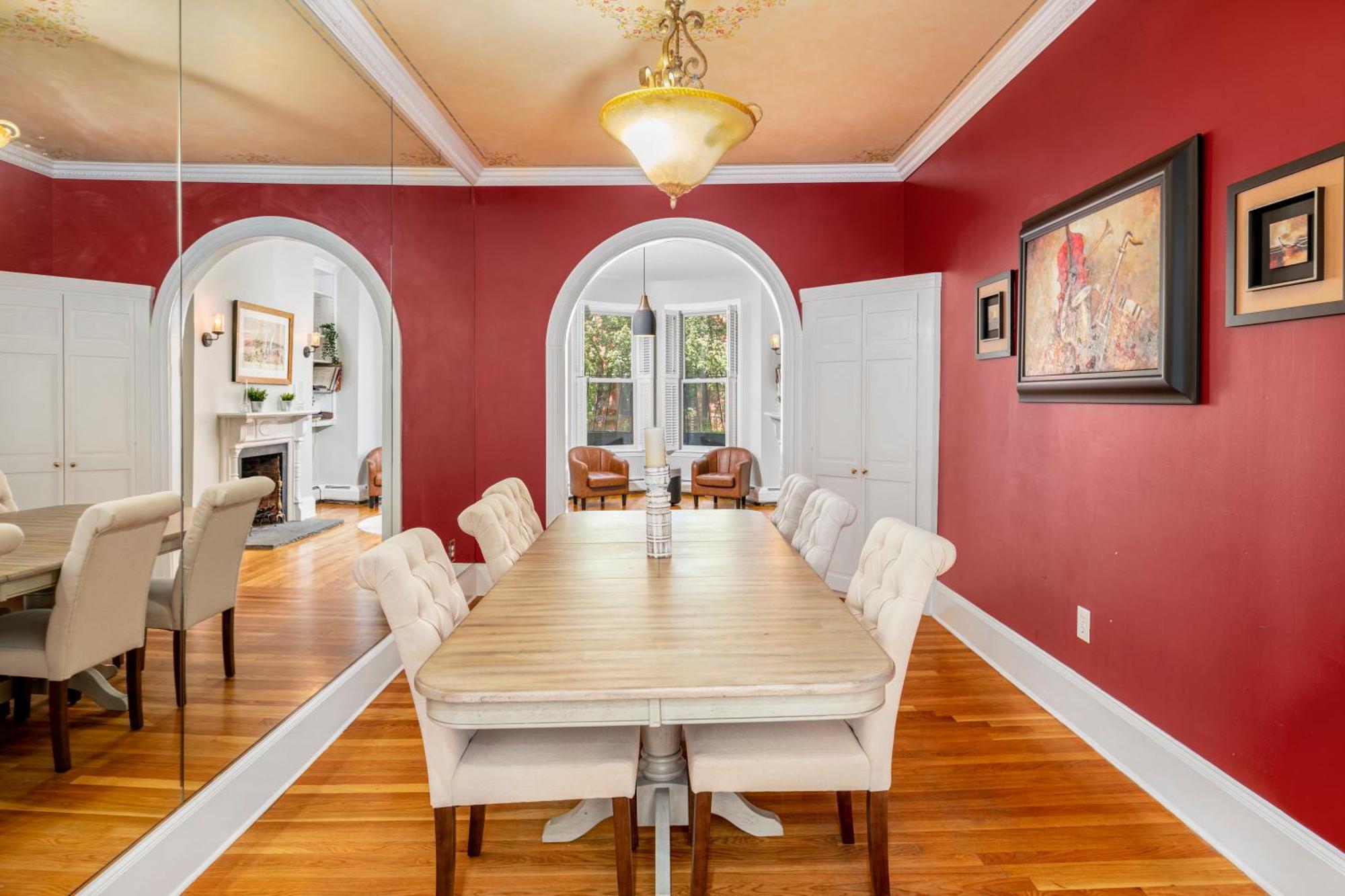 보스톤 Brownstone Townhouse In Fenway 아파트 외부 사진